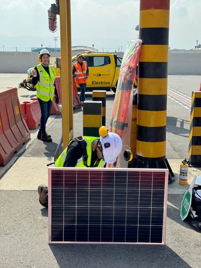 Instalación Cámara con Panel Solar